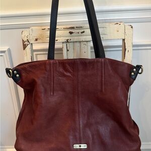 Lucky Brand Brown Leather Women's Boho shoulder Bag
